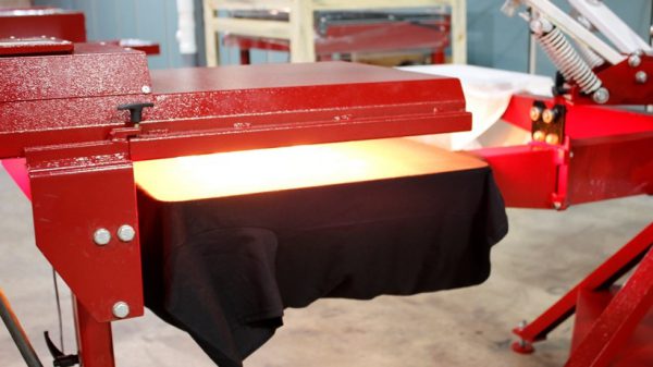 curing for screen printing