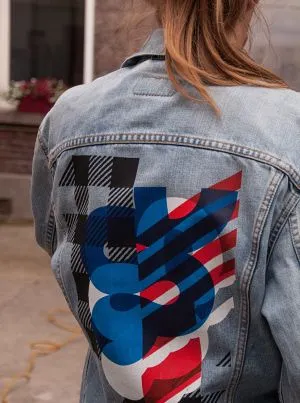 screen printed jacket