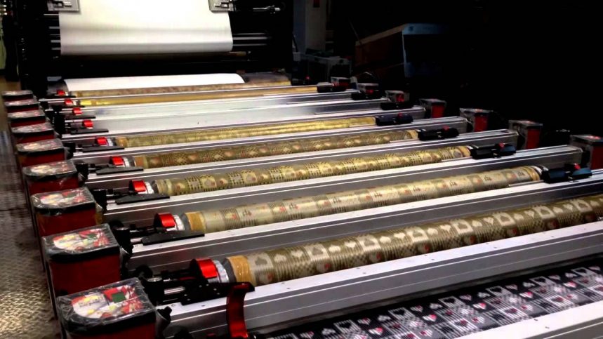 rotary screen printing machine