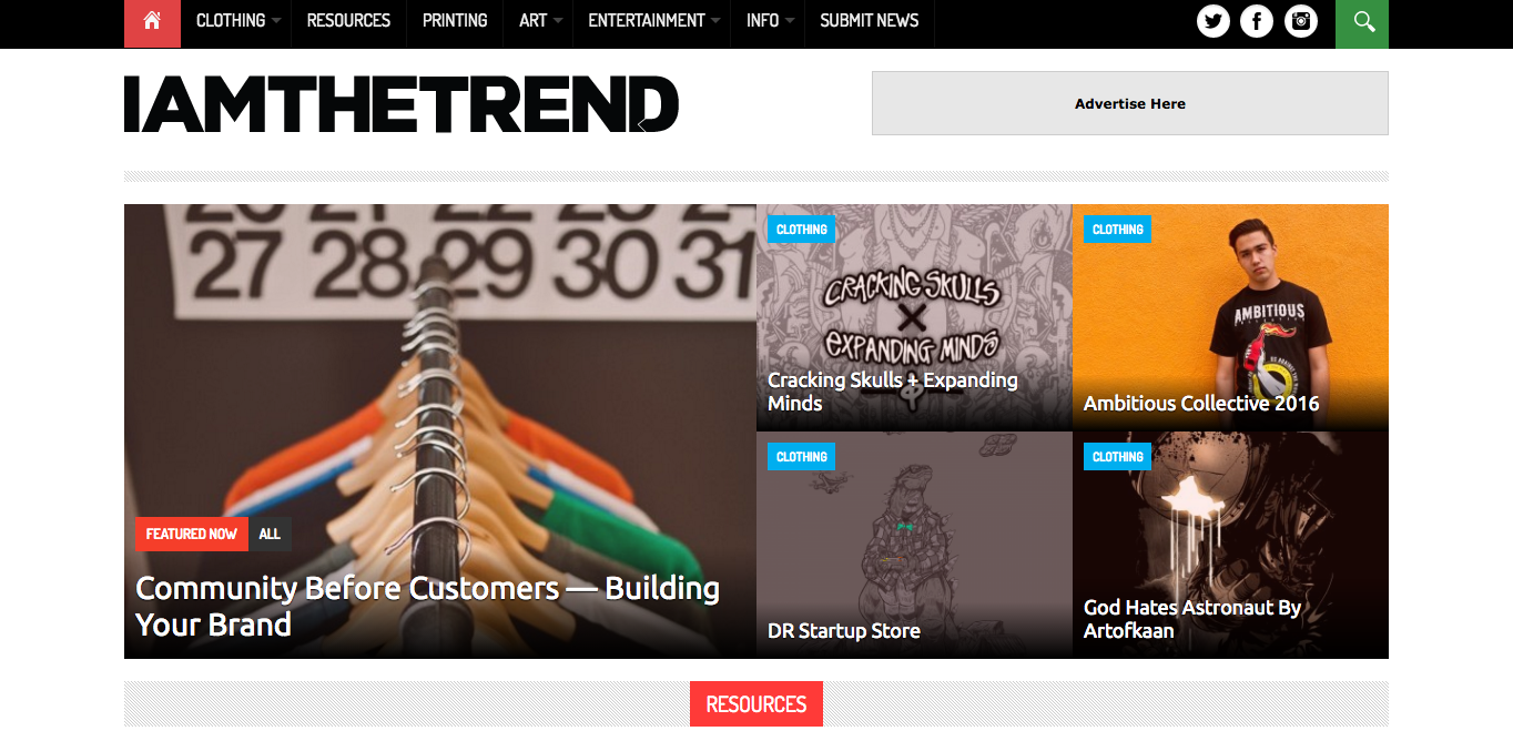 Popular design blog which is useful for business, people who just are on a browser mode.