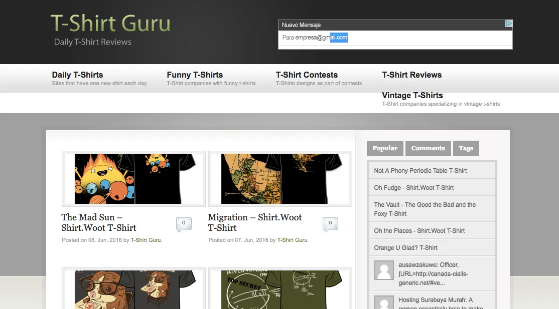 Daily updated T-shirt design blog with fashion inspiration, ideas and community showcase.