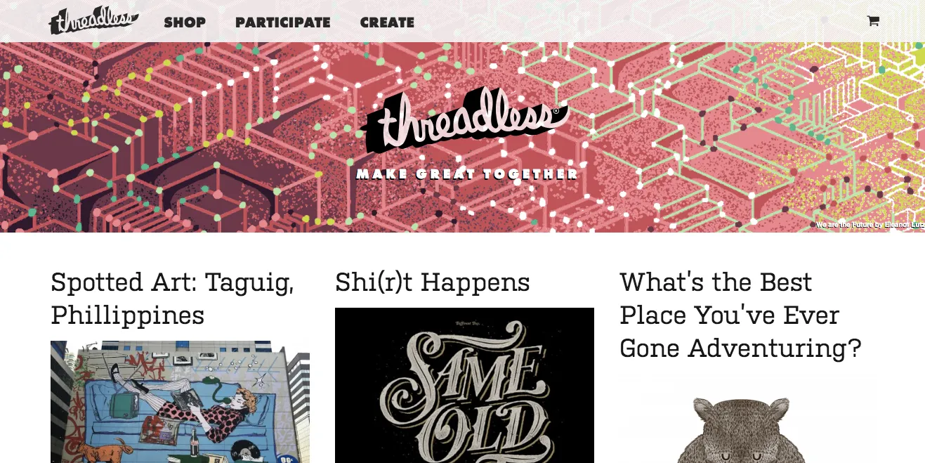 Design blog and community platform where designers work inspire visitors. Learned things can be used in marketing or in technology.