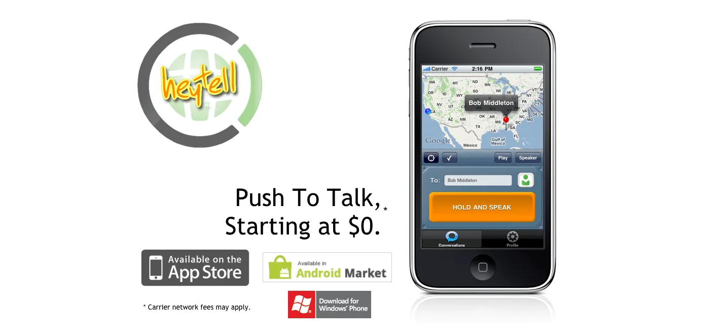 HeyTell, Event Planning Apps