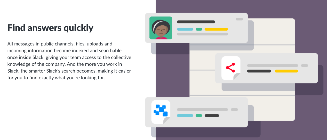 slack, event planing apps