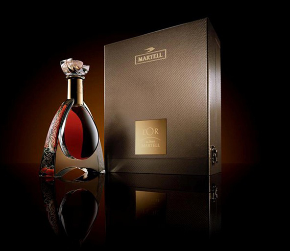 Martell L'Or, 25 Amazing Bottle Packaging Design examples, packaging design, packaging design inspiration, design inspiration, cool bottles, vodka bottles, spirits bottles, gin bottle design, vodka bottle design, best bottle designs, product design, graphic design, t shirt printing UK, screen printing UK, screen printing onto bottles, how to create a cool bottle label, Printsome blog, russian bottle designs