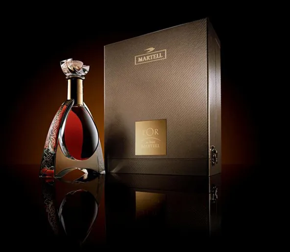 Martell L'Or, 25 Amazing Bottle Packaging Design examples, packaging design, packaging design inspiration, design inspiration, cool bottles, vodka bottles, spirits bottles, gin bottle design, vodka bottle design, best bottle designs, product design, graphic design, t shirt printing UK, screen printing UK, screen printing onto bottles, how to create a cool bottle label, Printsome blog, russian bottle designs