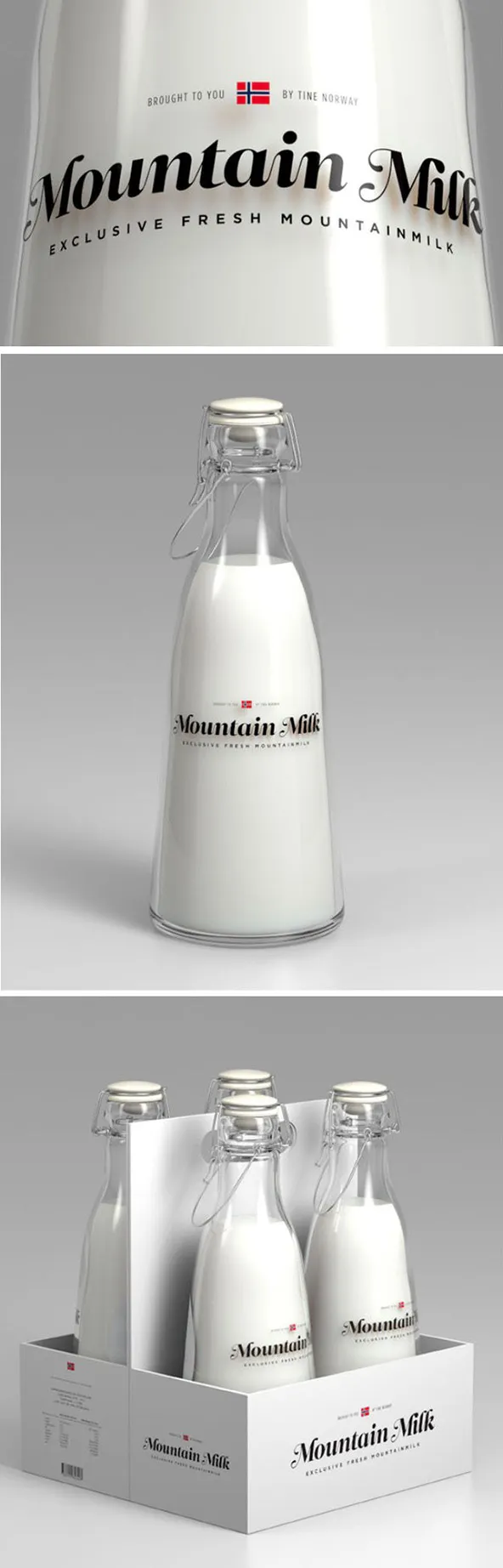 Mountain Milk, 25 Amazing Bottle Packaging Design examples, packaging design, packaging design inspiration, design inspiration, cool bottles, vodka bottles, spirits bottles, gin bottle design, vodka bottle design, best bottle designs, product design, graphic design, t shirt printing UK, screen printing UK, screen printing onto bottles, how to create a cool bottle label, Printsome blog, russian bottle designs