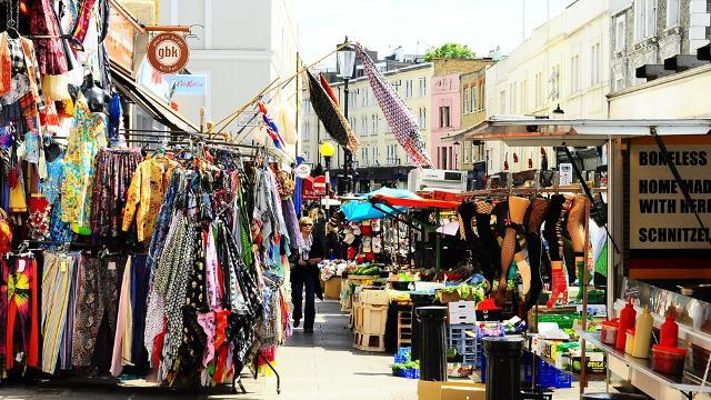 You can buy everything ranging from t shirts to vests in the Notting hill market.The community is welcoming