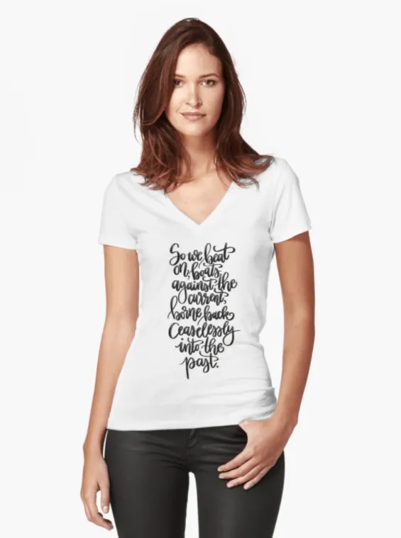 the great gatsby, t-shirt quote