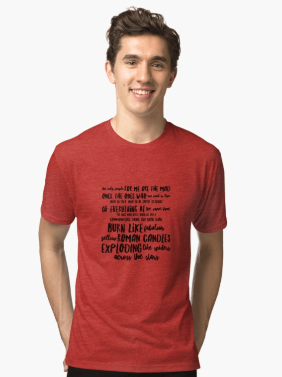 T-shirt quote, On the Road