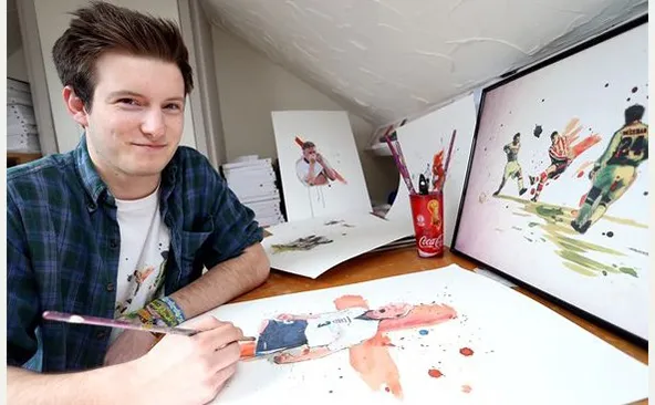 gabe cuthbert, creative people, football t-shirts, football art, football painting, t-shirt printing, t-shirt printing UK, t-shirt printing London, t-shirt printing manchester, t-shirt printing nottingham, t-shirt printing leeds, t-shirt printing liverpool, t-shirt printing newcastle, t-shirt printing birmingham, t-shirt printing bristol, t-shirt printing glasgow