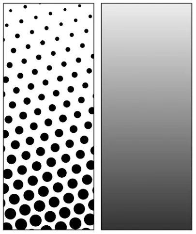 Half tone screen printing