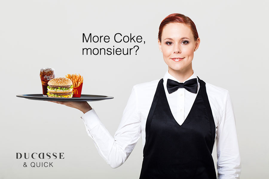 posh restaurants serving mcdonalds