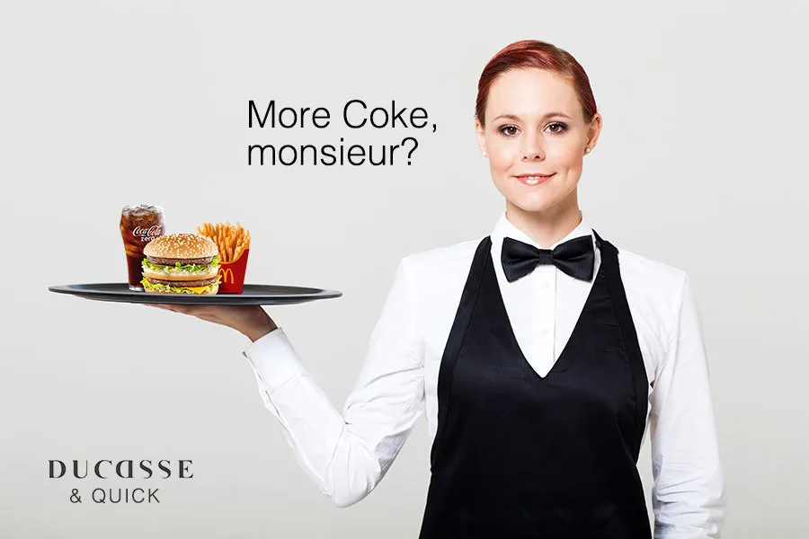 posh restaurants serving mcdonalds