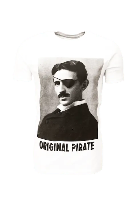 nikola tesla personalised t-shirt, personalised T-shirts for entrepreneurs
