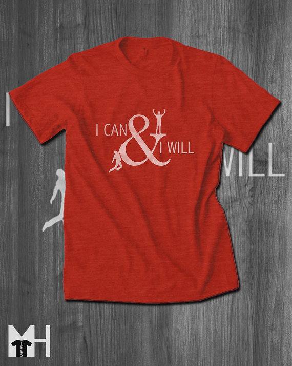 'I can' personalised T-shirt, personalised T-shirts for entrepreneurs