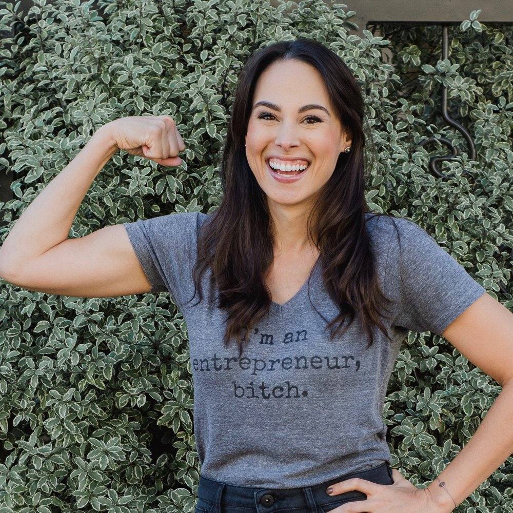 I'm an entrepreneur, bitch - personalised T-shirt, personalised T-shirts for entrepreneurs