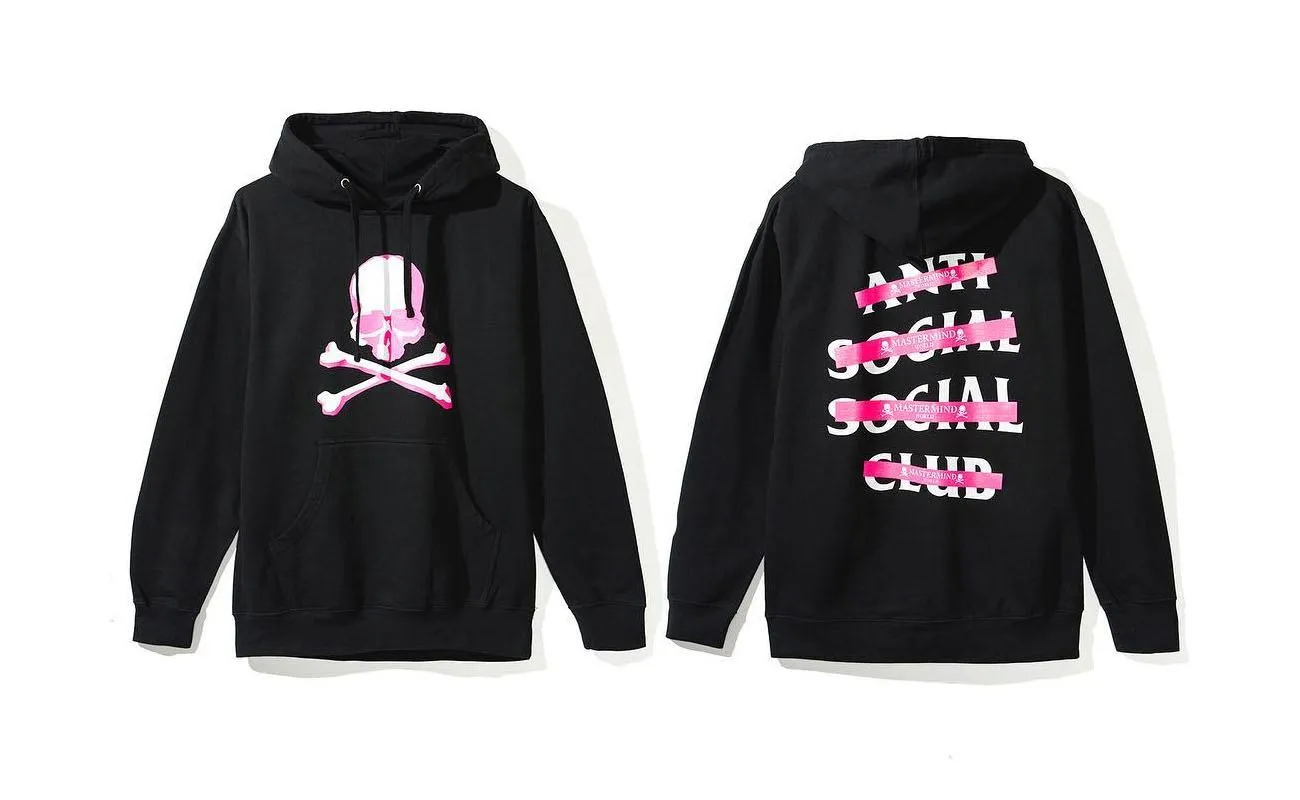 streetwear collaborations, hoodie, mastermind japan, anti social social club