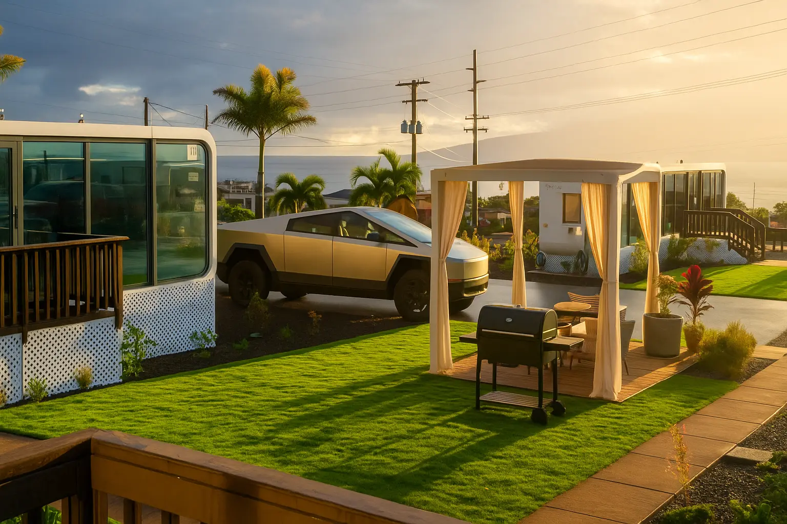 Cybertruck at Lahaina deployment