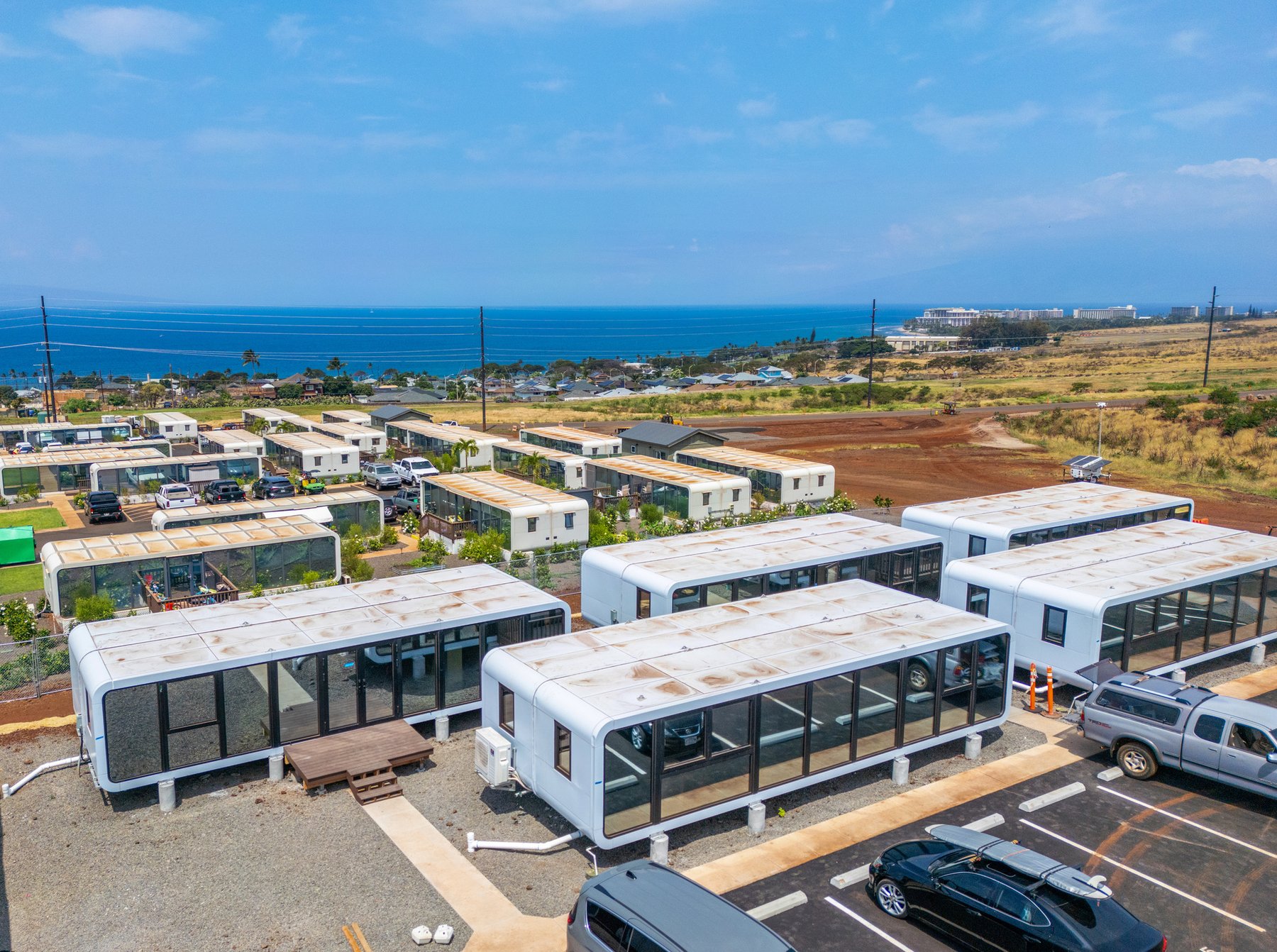 Drone view — Lahaina deployment site