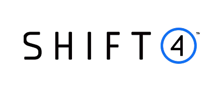 Shift4 POS logo.