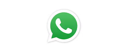 WhatsApp logo featuring a white phone icon inside a green speech bubble.