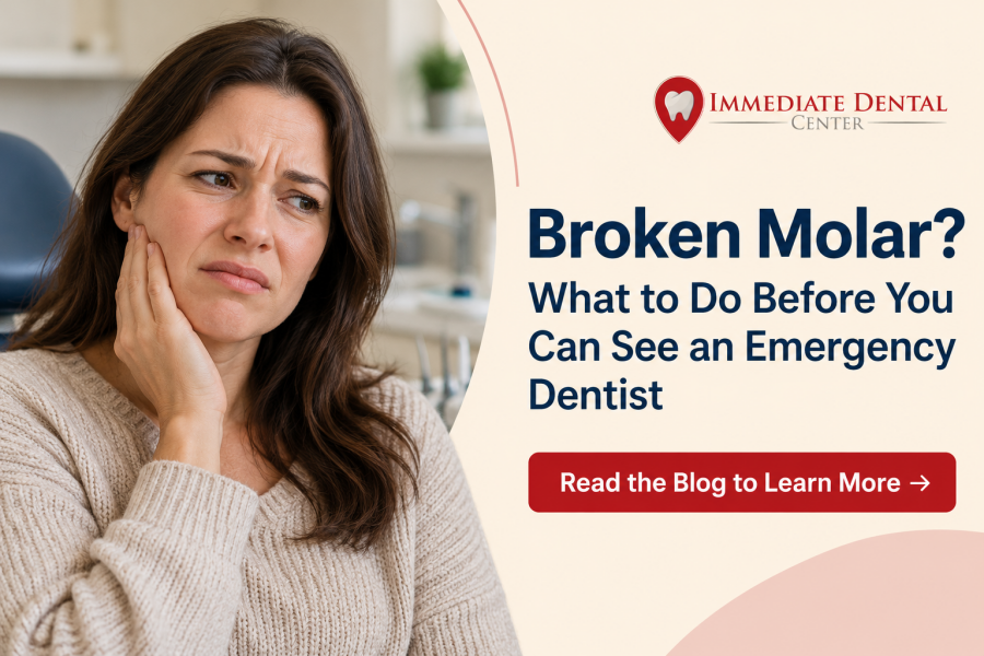 Broken Molar? What to Do Before You Can See an Emergency Dentist