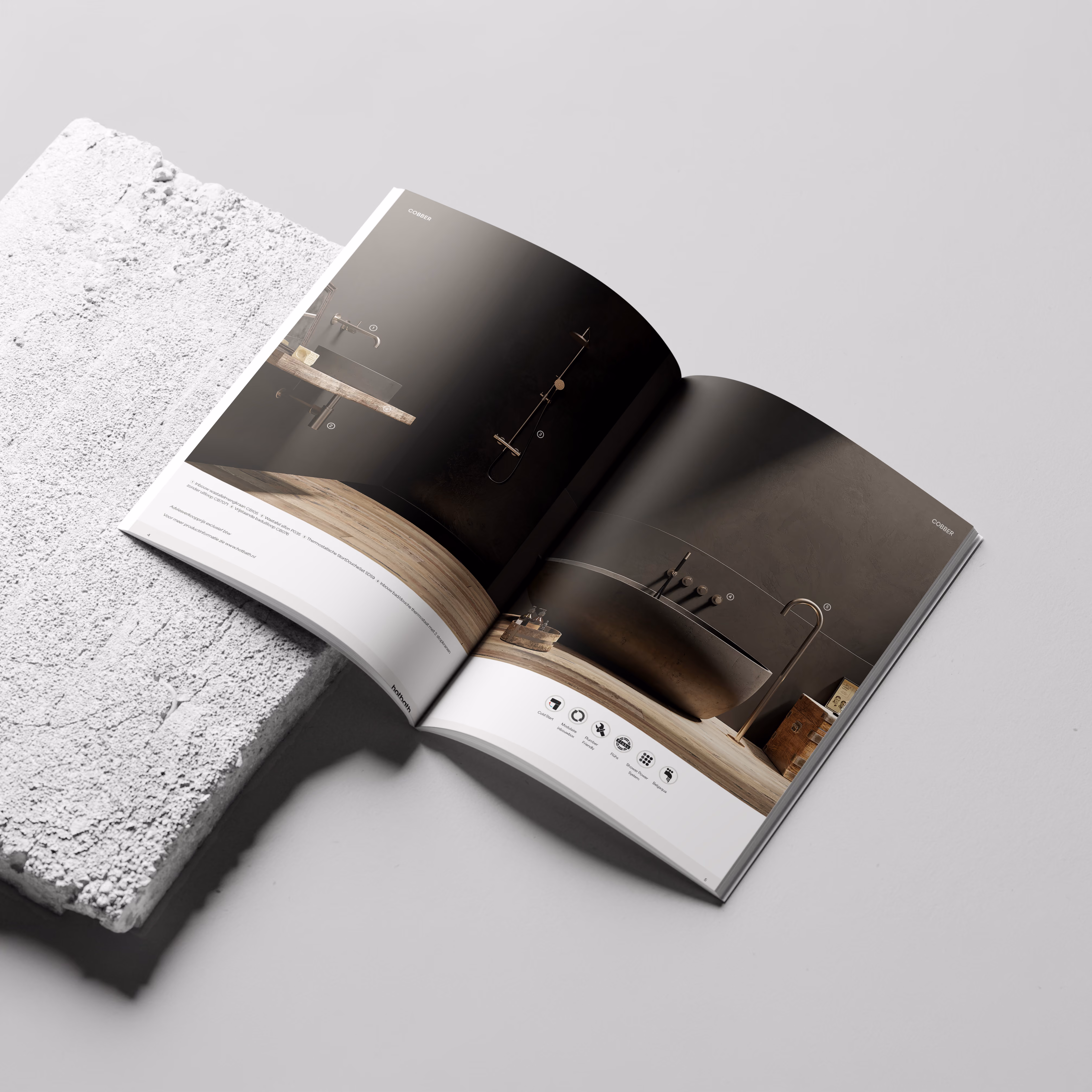 Mockup van een catalogus
