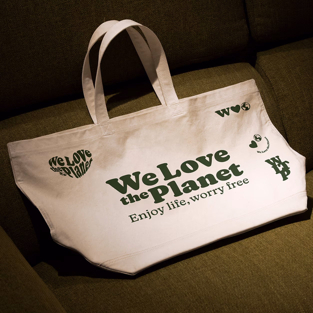Canvas tas met WLTP-opdruk