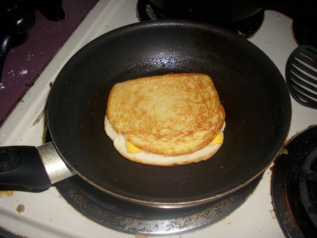 Grilled cheese sandwich representative of Hammontree's Grilled Cheese in Fayetteville, Arkansas