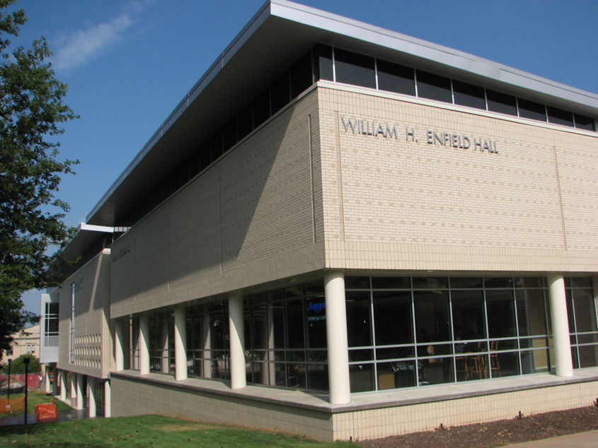 Leflar Law Center at the University of Arkansas, home of the Robert & Vivian Young Law Library in Fayetteville, Arkansas