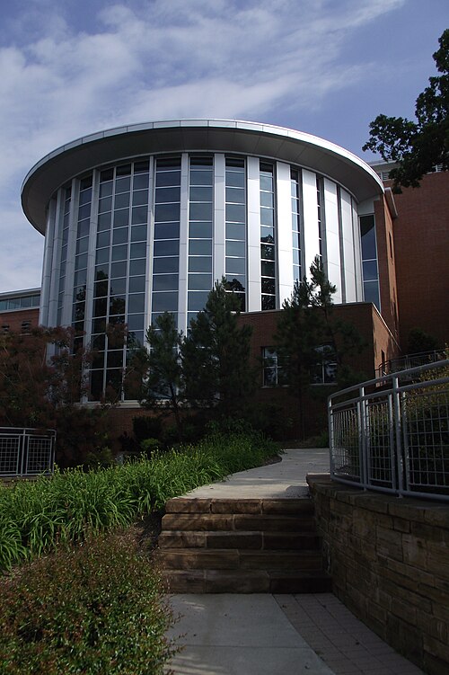 Fayetteville Public Library exterior, Fayetteville, Arkansas