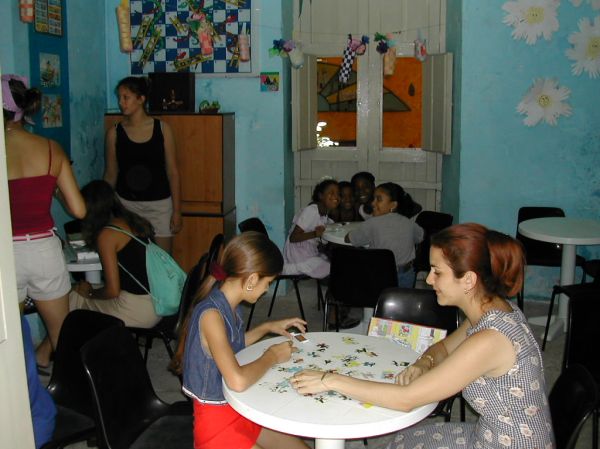 Young children at a childcare and early education center