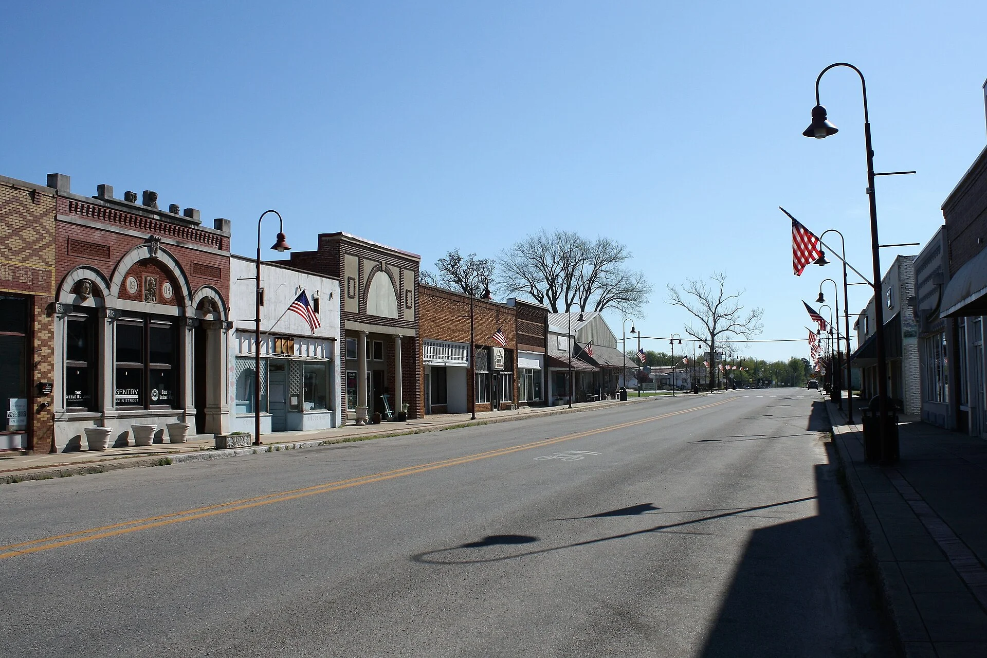 Featured view of the town