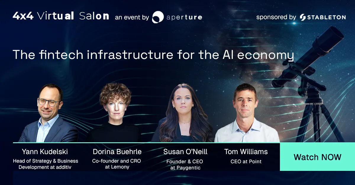 The fintech infrastructure for the AI economy