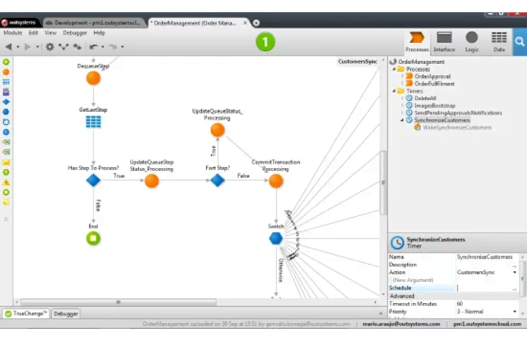 outsystems app development platform