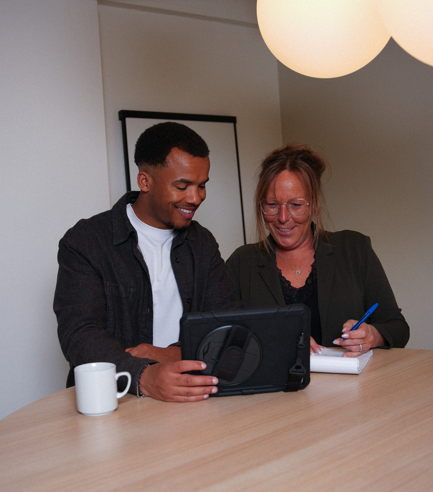 Bespreken SEO voortgang voor webshop