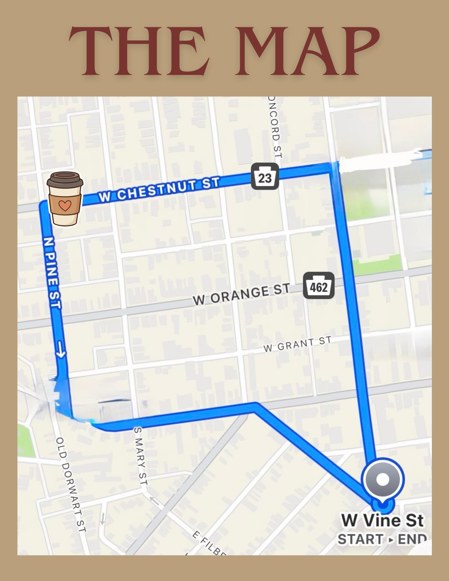 Fall Walking Club - Map