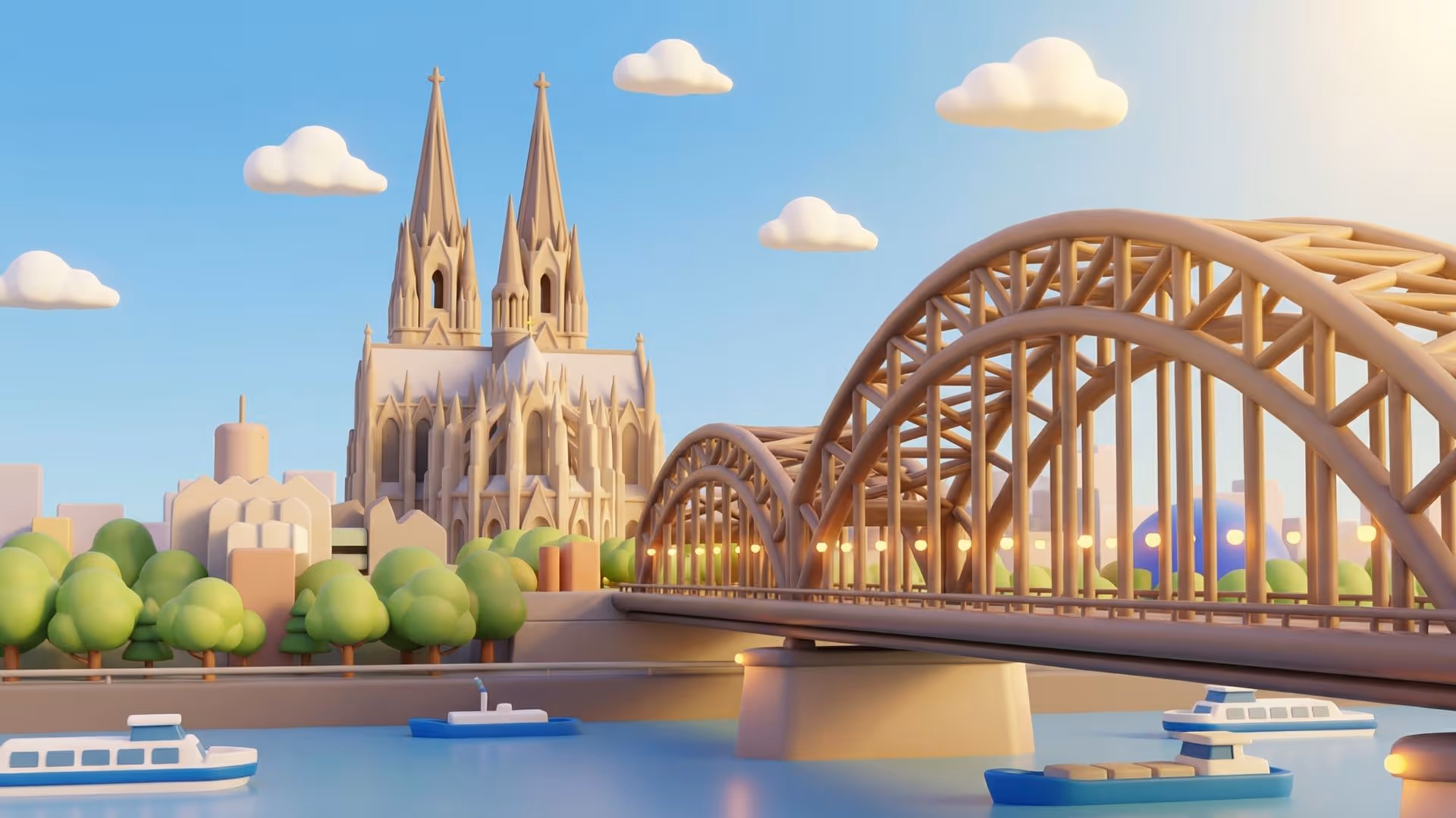 Büro vermieten in Köln - Stadtbild von Köln