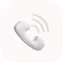 Symbol eines Telefons mit Hörer und Klingelton, dargestellt als graues Icon.