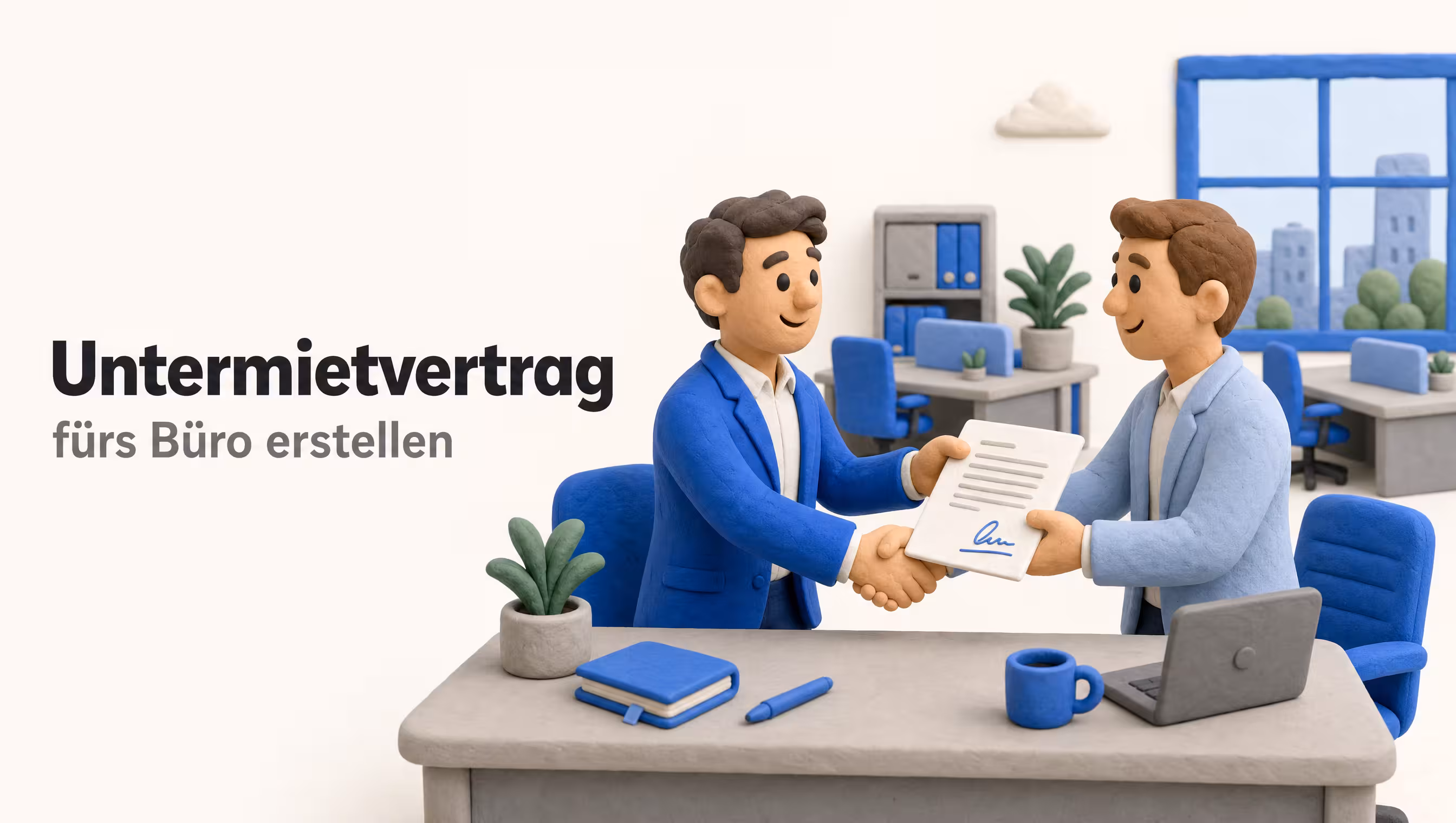Untermietvertrag fürs Büro erstellen: So geht es richtig