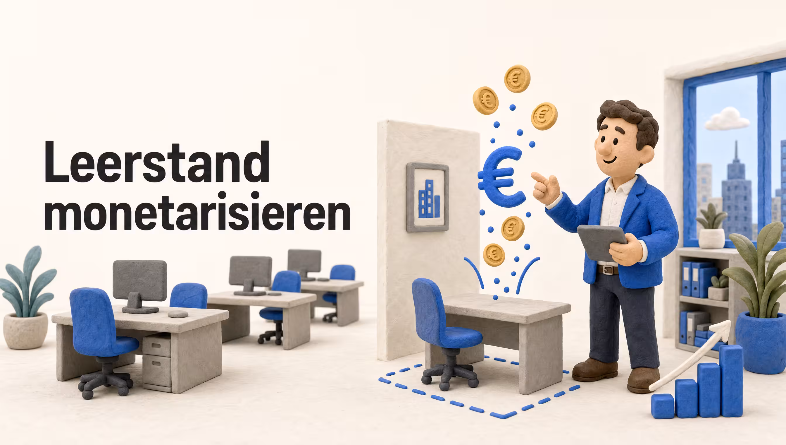 Leerstehende Bürofläche monetarisieren: So gelingt es