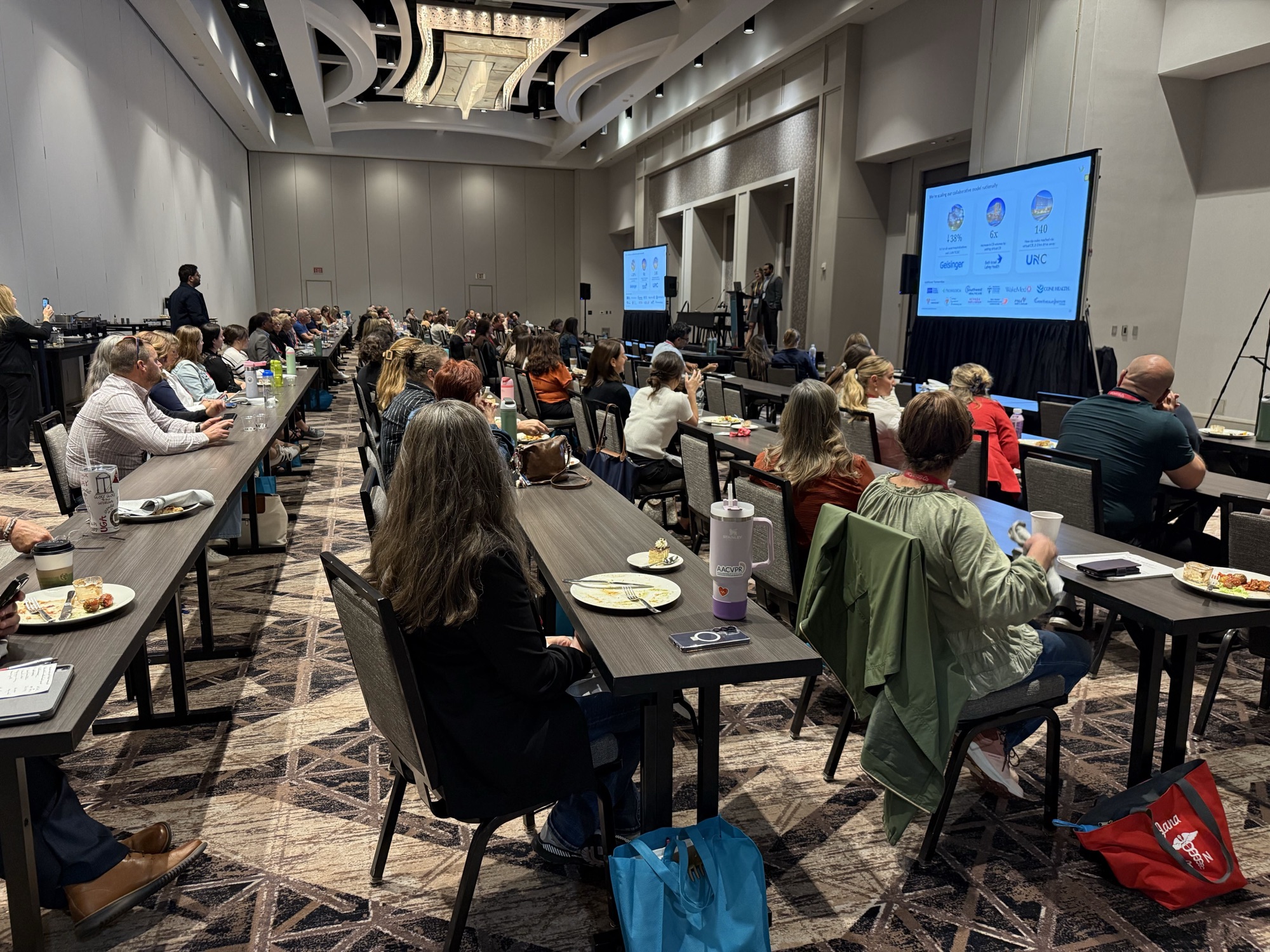 Attendees at Aviary's lunch symposium during the AACVPR 2026 Annual Meeting