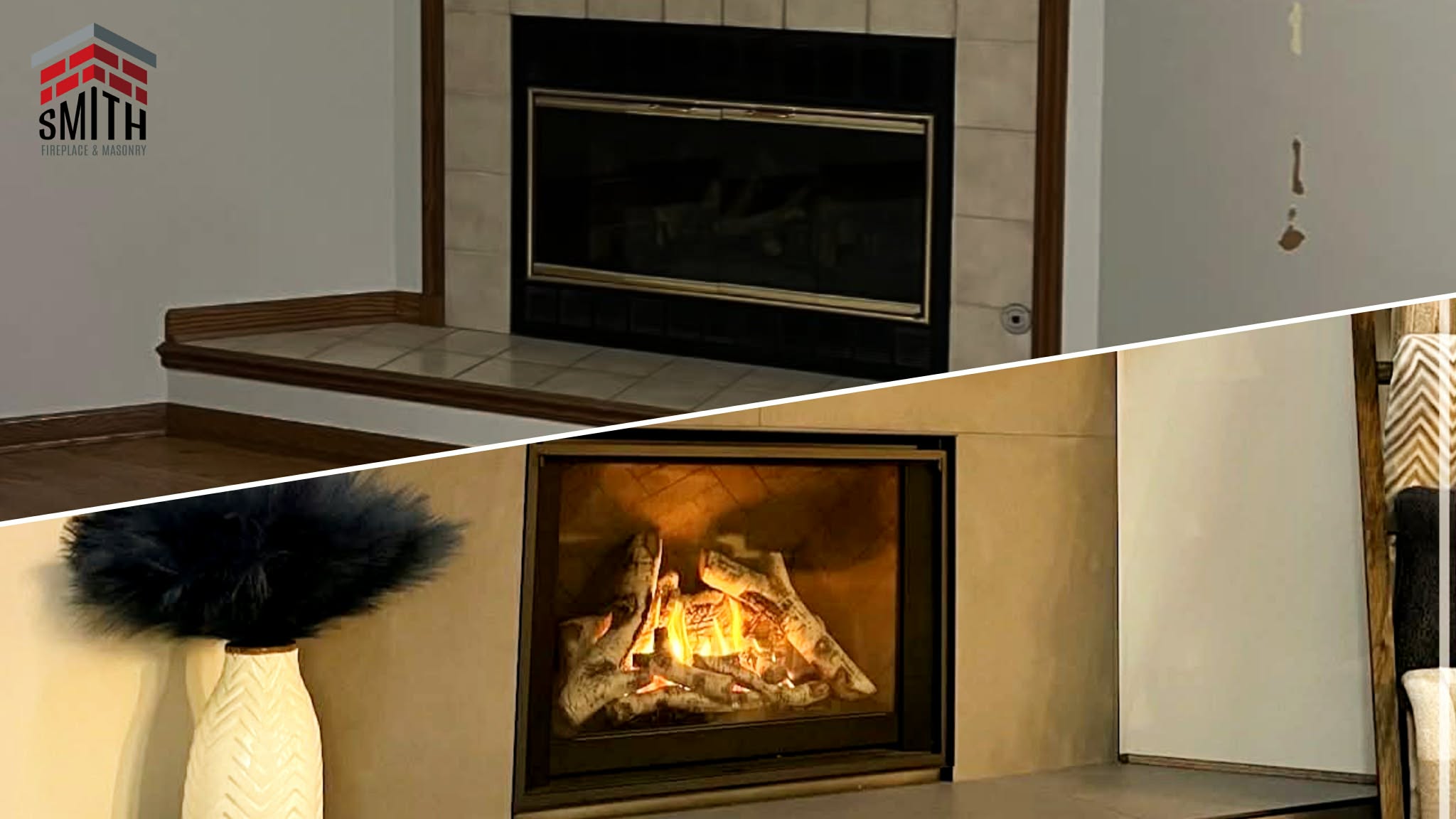 Before and after gas insert conversion