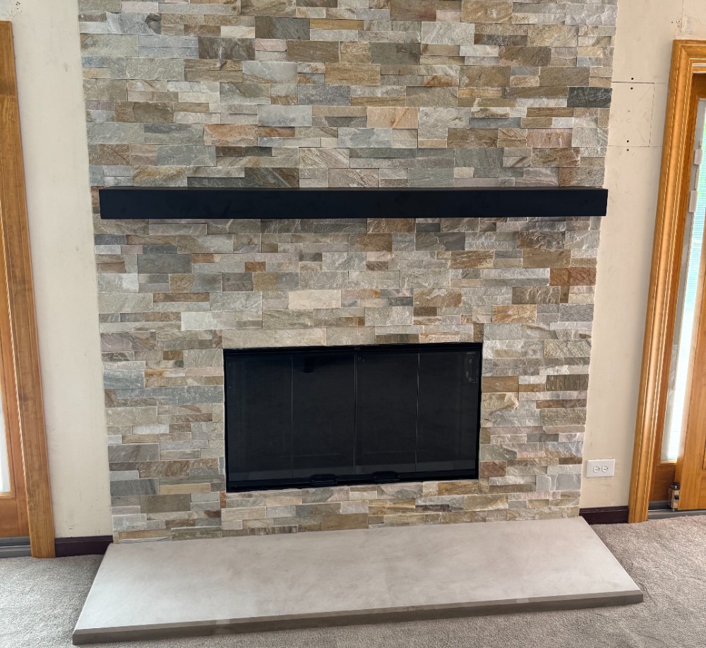 Prefabricated fireplace