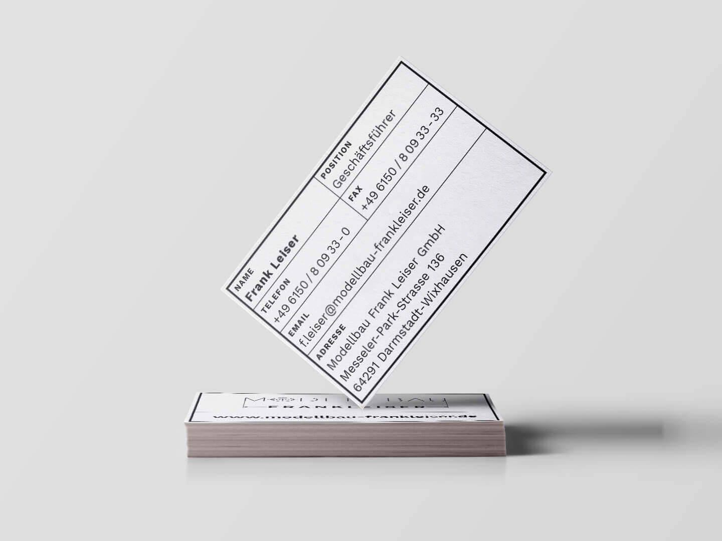 Modellbau Frank Leiser: Case Study Branding & Webdesign | KIDES