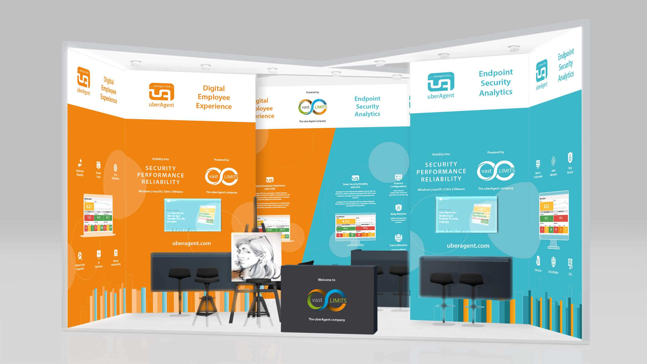 Messse-, Web- & Printdesign