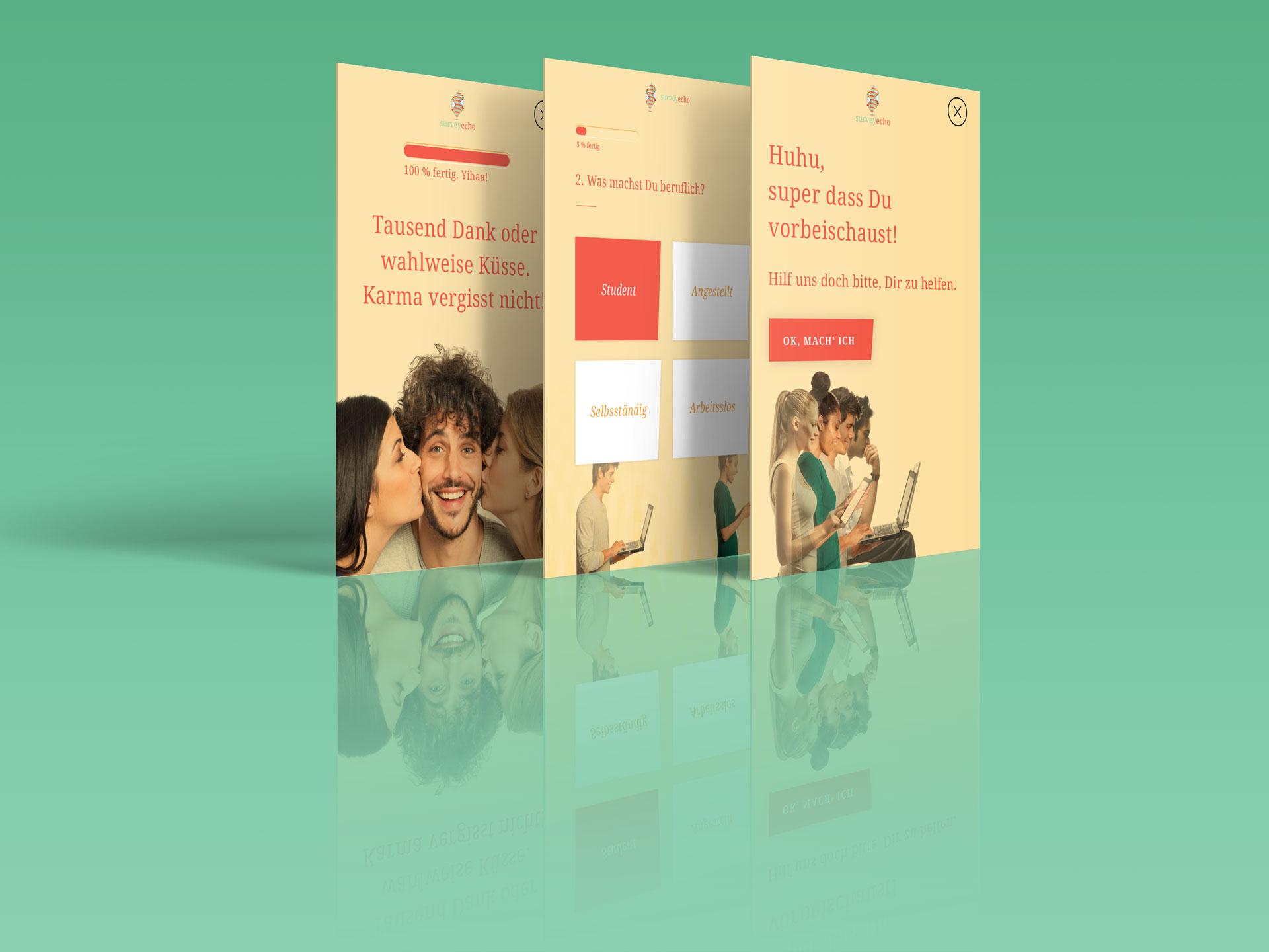 Survey Echo: Case Study Branding & Webdesign | KIDES
