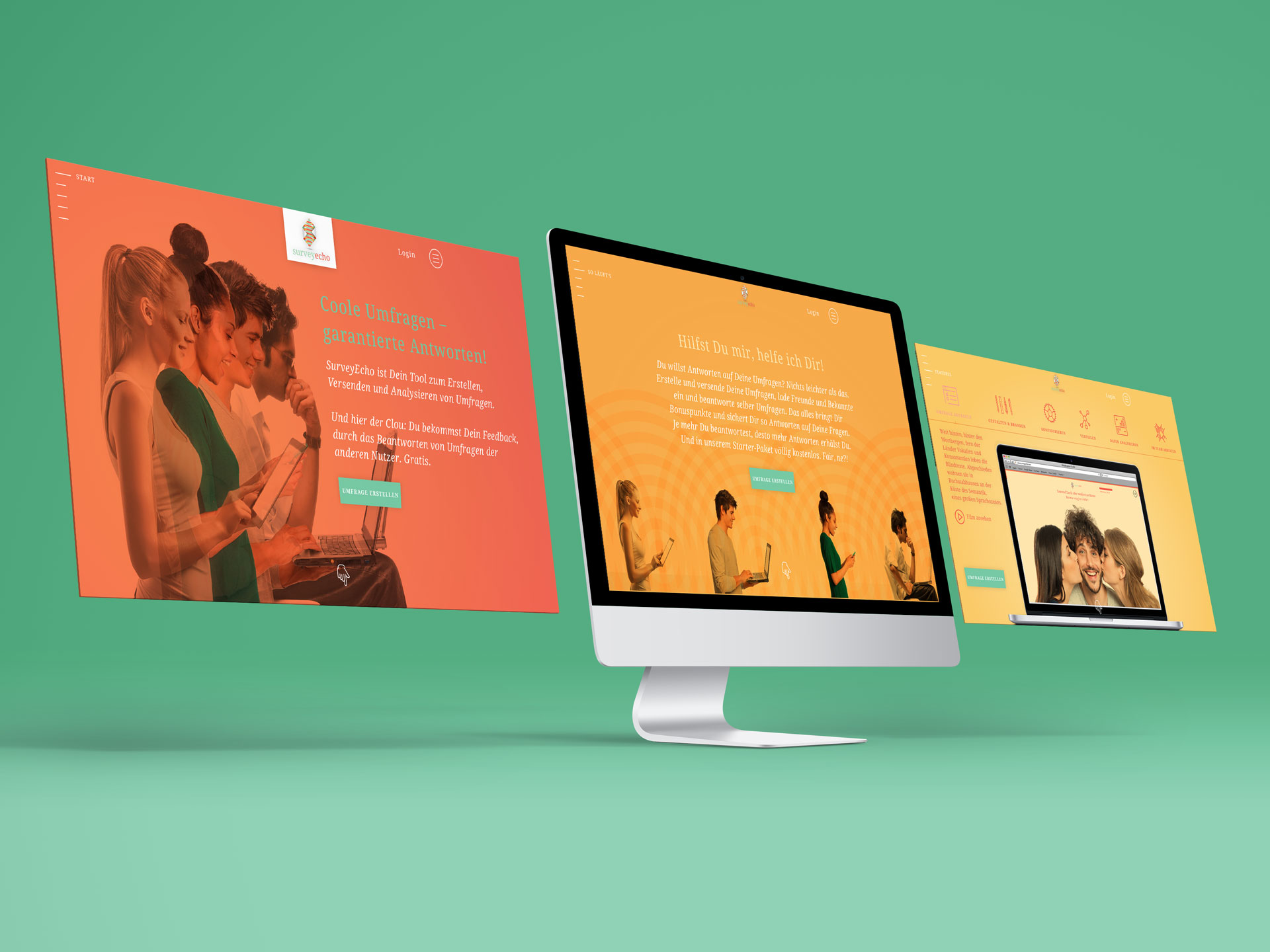 Survey Echo: Case Study Branding & Webdesign | KIDES