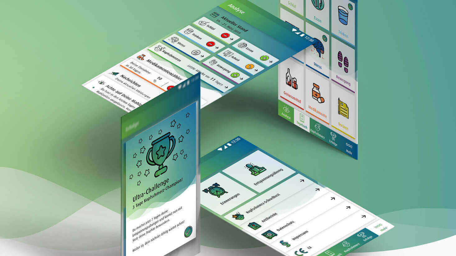 KopfHoch-App Design